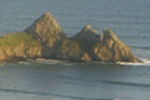 Views over Three Cliffs Bay from Caravan area